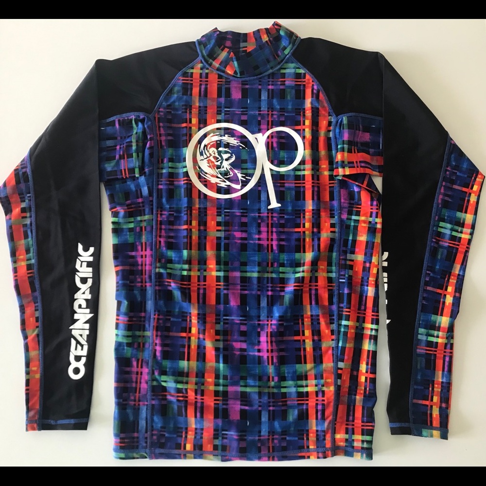 Ocean Pacific RashGuard Surf TopShirt OP Small